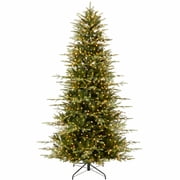 Best Choice Products 6ft Pre-Lit Artificial Slim Aspen Noble Fir Christmas Tree w/ 1,350 Branch Tips, 300 LED Lights