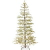 Best Choice Products Pre-Lit Flocked Sparse Christmas Tree  Artificial Pine Tree, w/White & Multicolored LED Lights - Green