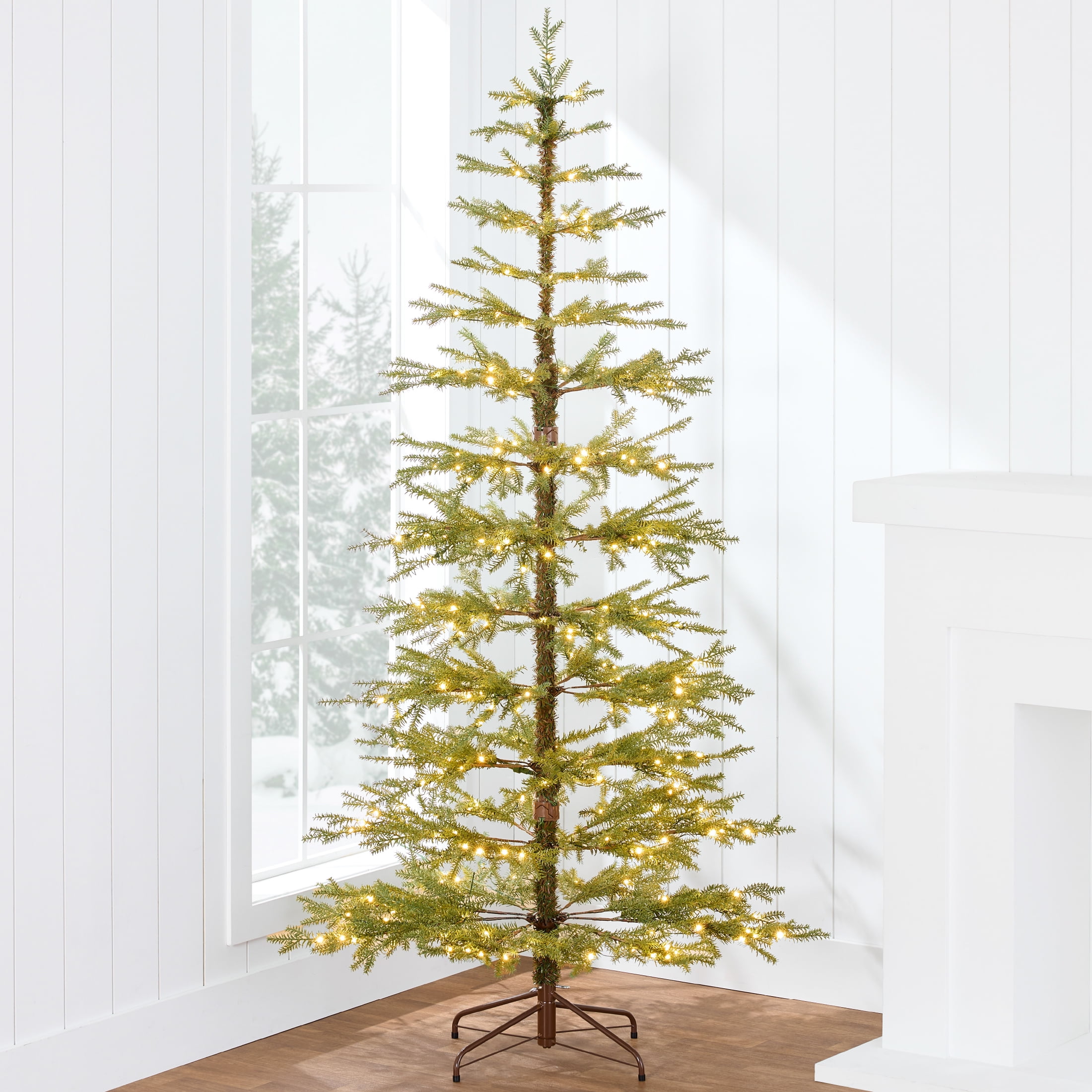 Best Choice 6ft Pre-Lit Sparse XMAS Tree w/ 200 2-in-1 LED