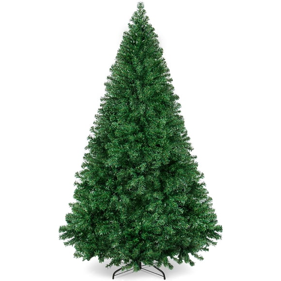 Best Choice Products 6ft Premium Hinged Artificial Christmas Pine Tree w/ 1,000 Tips, Metal Base