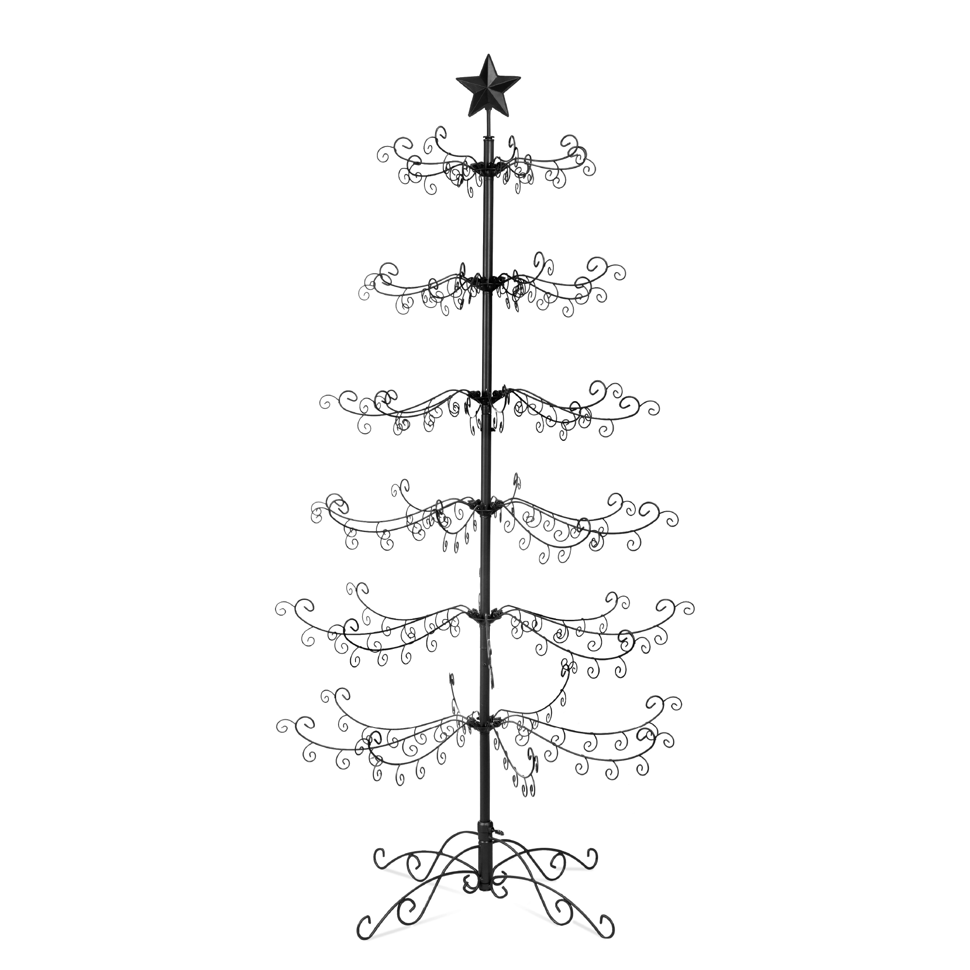 Best Choice Products 3ft Wrought Iron Ornament Display Christmas Tree w