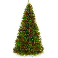 Best Choice Products 7.5ft Pre-Lit Spruce Hinged Artificial Christmas ...
