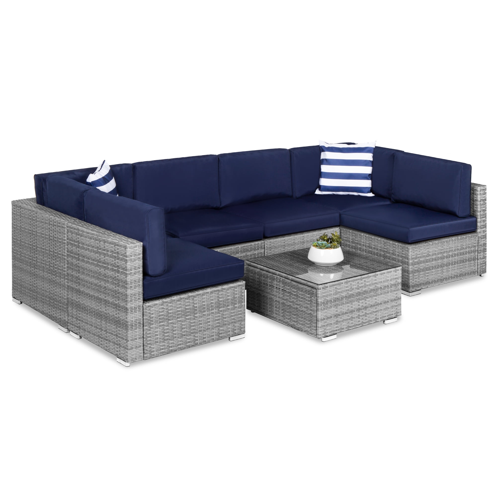 7 piece modular outdoor sectional shop