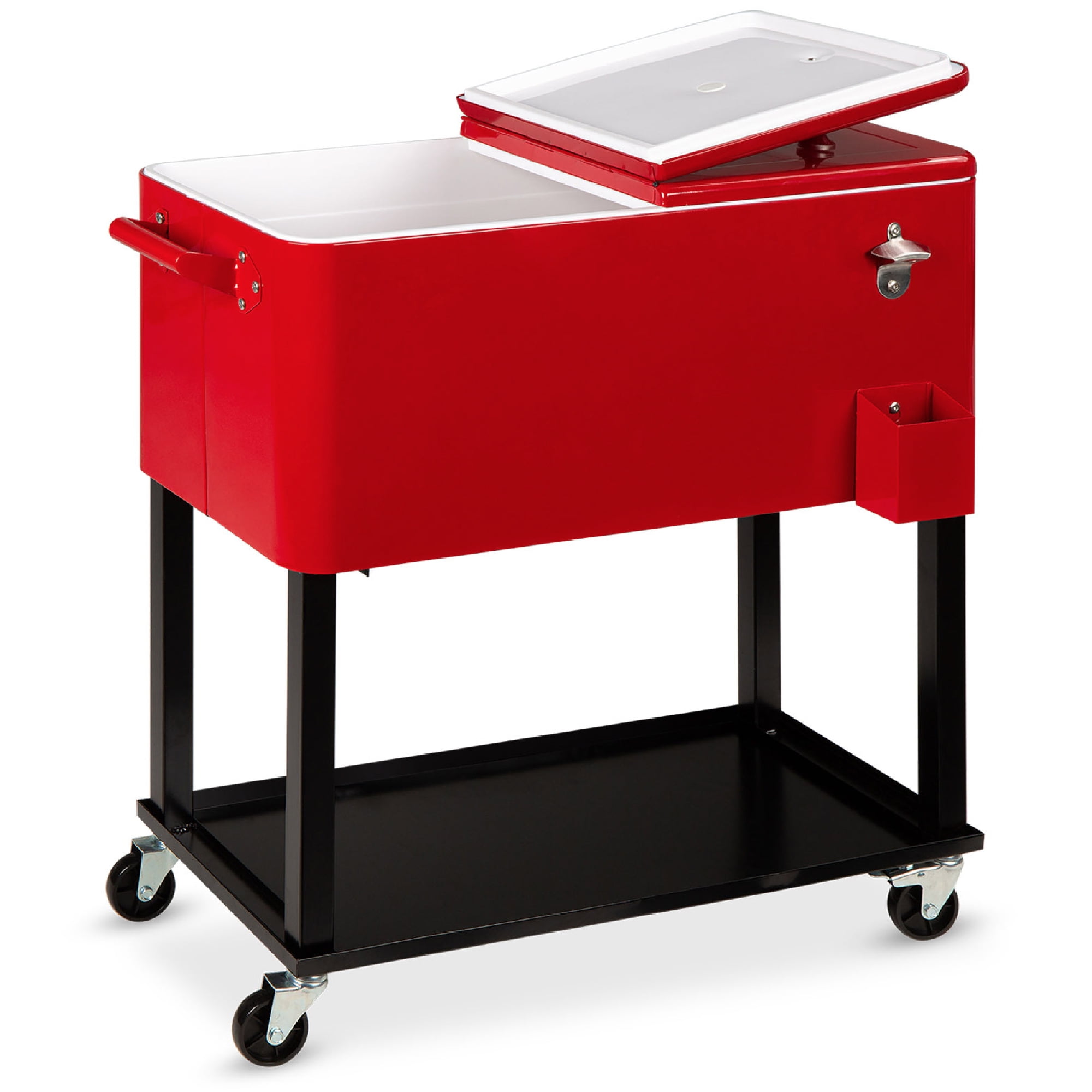 Best Choice Products Rolling Bar Cart - Thumbnail 2