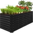thumbnail image 1 of Best Choice Products 8x2x2ft Raised Metal Outdoor Garden Bed, Planter Box for Flowers, Vegetables, Herbs- Black, 1 of 7