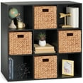 thumbnail image 1 of Best Choice Products 9-Cube Bookshelf, 11in Display Storage Organizer w/ 3 Removable Back Panels - Black, 1 of 10