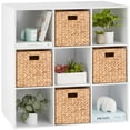 thumbnail image 1 of Best Choice Products 9-Cube Bookshelf, 11in Display Storage Organizer w/ 3 Removable Back Panels - White, 1 of 10