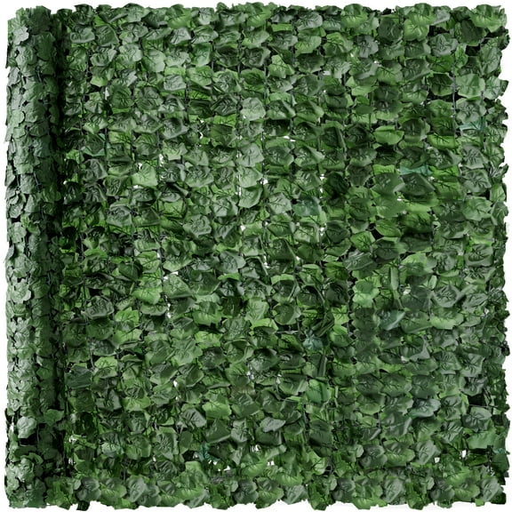 Best Choice Products 94x39in Artificial Faux Ivy Hedge Privacy Fence Screen for Outdoor Decor, Garden, Yard - Green