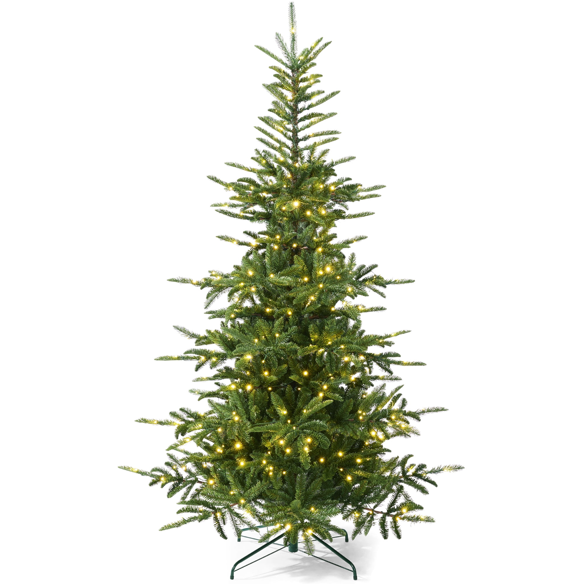 Best Choice Products 9ft Pre-Lit Artificial Noblecrest Fir Christmas ...