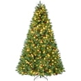 thumbnail image 1 of Best Choice Products 9ft Pre-Lit Scotch Pine Christmas Tree w/ 2,020 Branch Tips, 600 2-in-1 LED Lights, 1 of 9