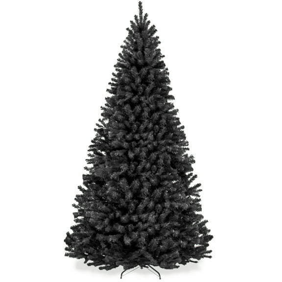 Best Choice Products Artificial Christmas Tree, 6ft Premium Unlit Spruce Design, Dense Branches  Black Spruce