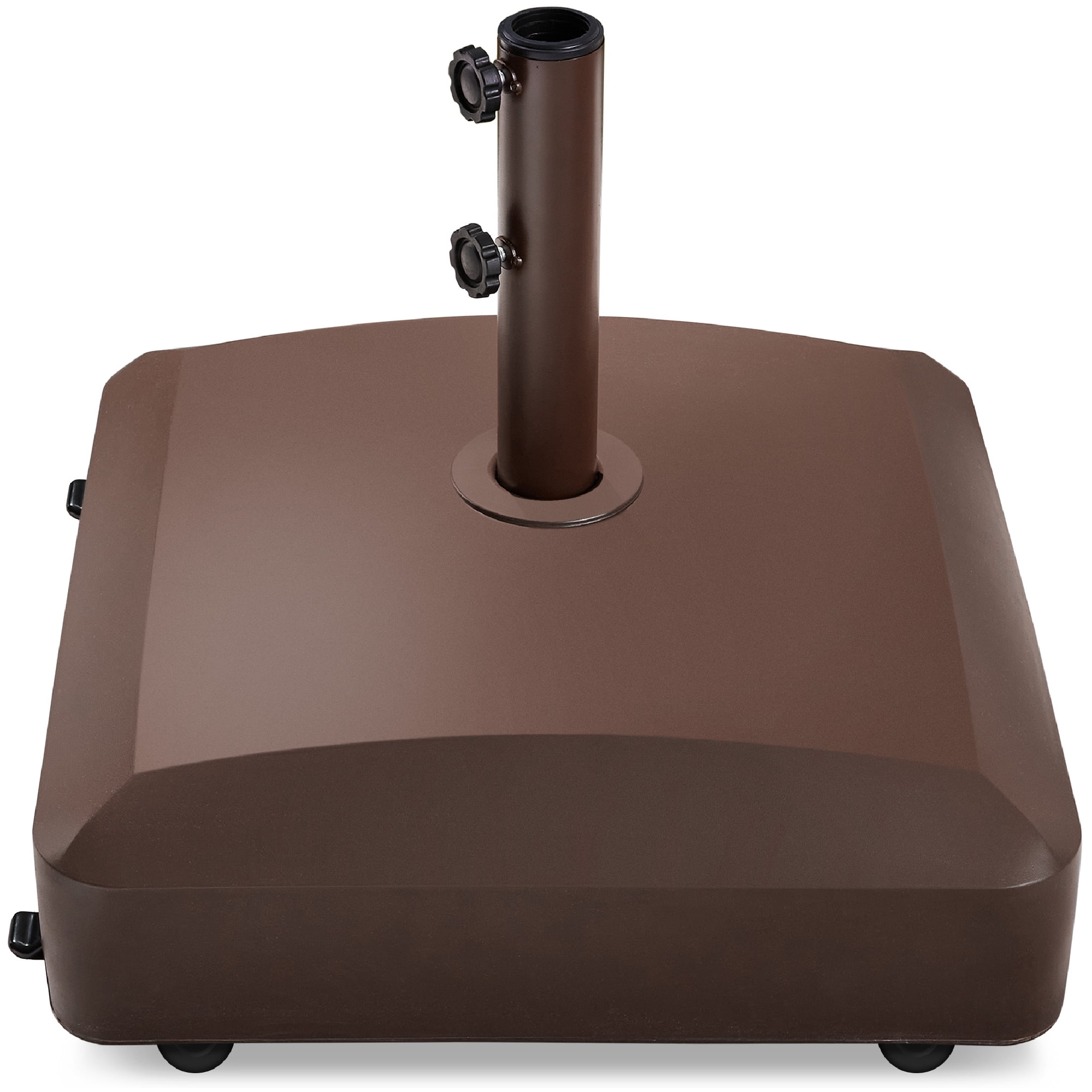 Bronze Heavy Duty Mobile Umbrella Base with Wheels