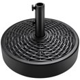 thumbnail image 1 of Best Choice Products Fillable Plastic Patio Umbrella Base Stand, Pole Holder w/ 2 Adjustment Knobs, Faux Wicker Pattern, 1 of 8