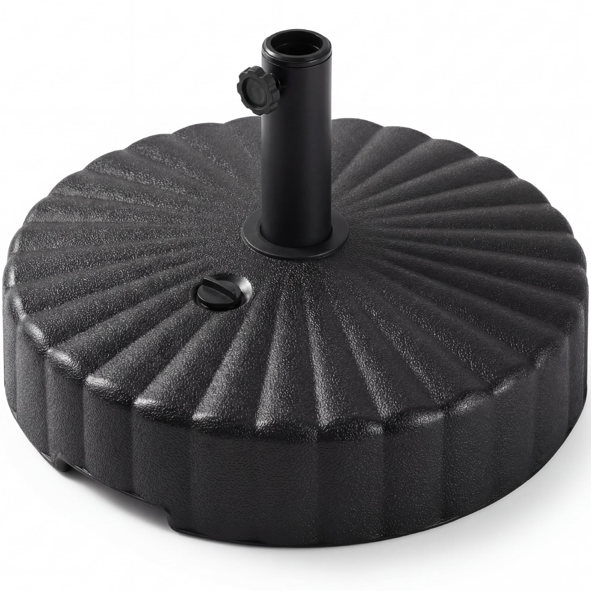 best choice products patio umbrella stand Mobile Base, Fillable w/ 4 Wheels, 2 Locks, 120lb Capac – The refillable reservoir features a large fill capacity for your choice of sand or water Built tough for a sturdy base that lasts for years to come Best Choice Products Fillable Plastic