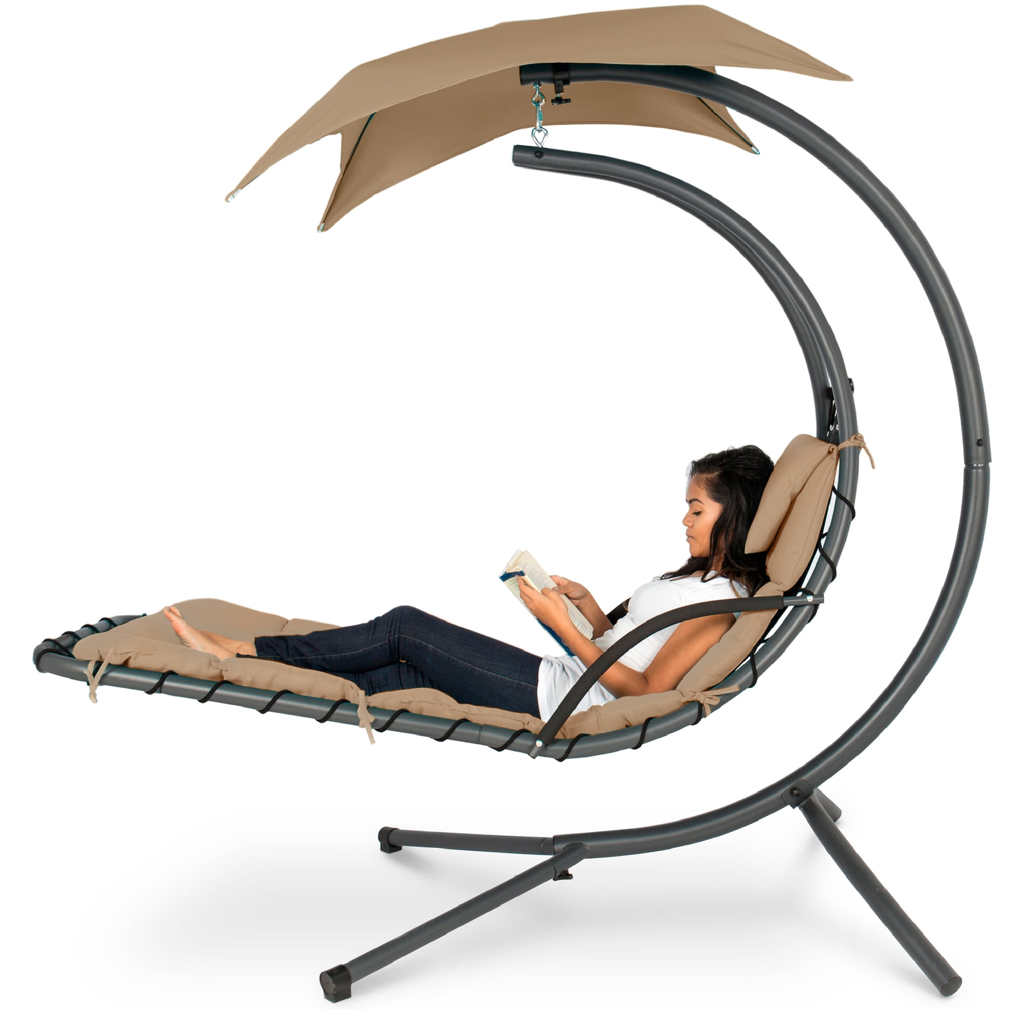 Best Choice Products Hanging Chaise Lounge Chair