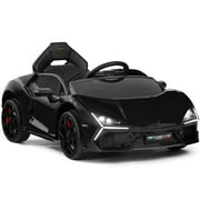 Best Choice Products Kids 12V Ride-On Car Officially Licensed Lamborghini Revuelto w/ Remote, LED Lights - Black