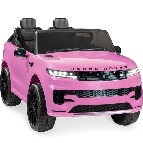 Best Choice Products 24V 2-Seater Licensed Range Rover Sport Kids Electric Ride-On Car, 132 lb Capacity - Pink
