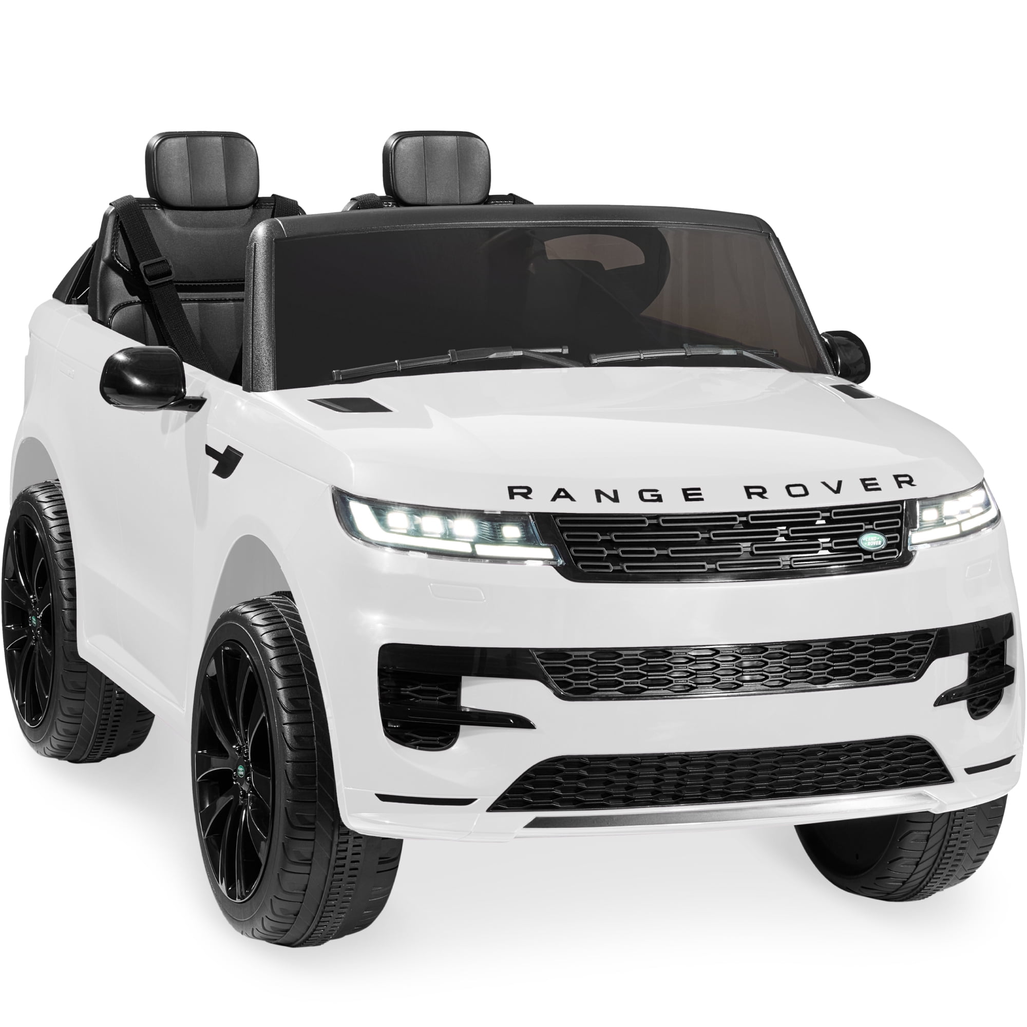 Best Choice Products Kids 24V 2-Seater Licensed Range Rover Ride-On Car ...