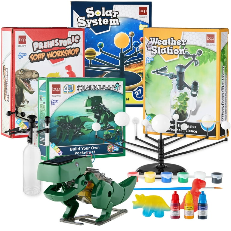 METEO アルカリブースト & マテリアル セット Best Choice Products Kids 4-in-1 Science Kit, Solar Robot