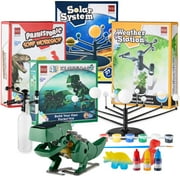 أفضل اختيار المنتجات الأطفال 4 في 1 مشروع العلوم كيت، STEM & STEAM روبوت، النظام الشمسي، الصابون، تجارب مختبر الطقس