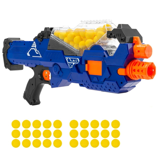 Best Choice Products Kids Motorized Soft Foam Ball Gun w/ Hopper Feeder