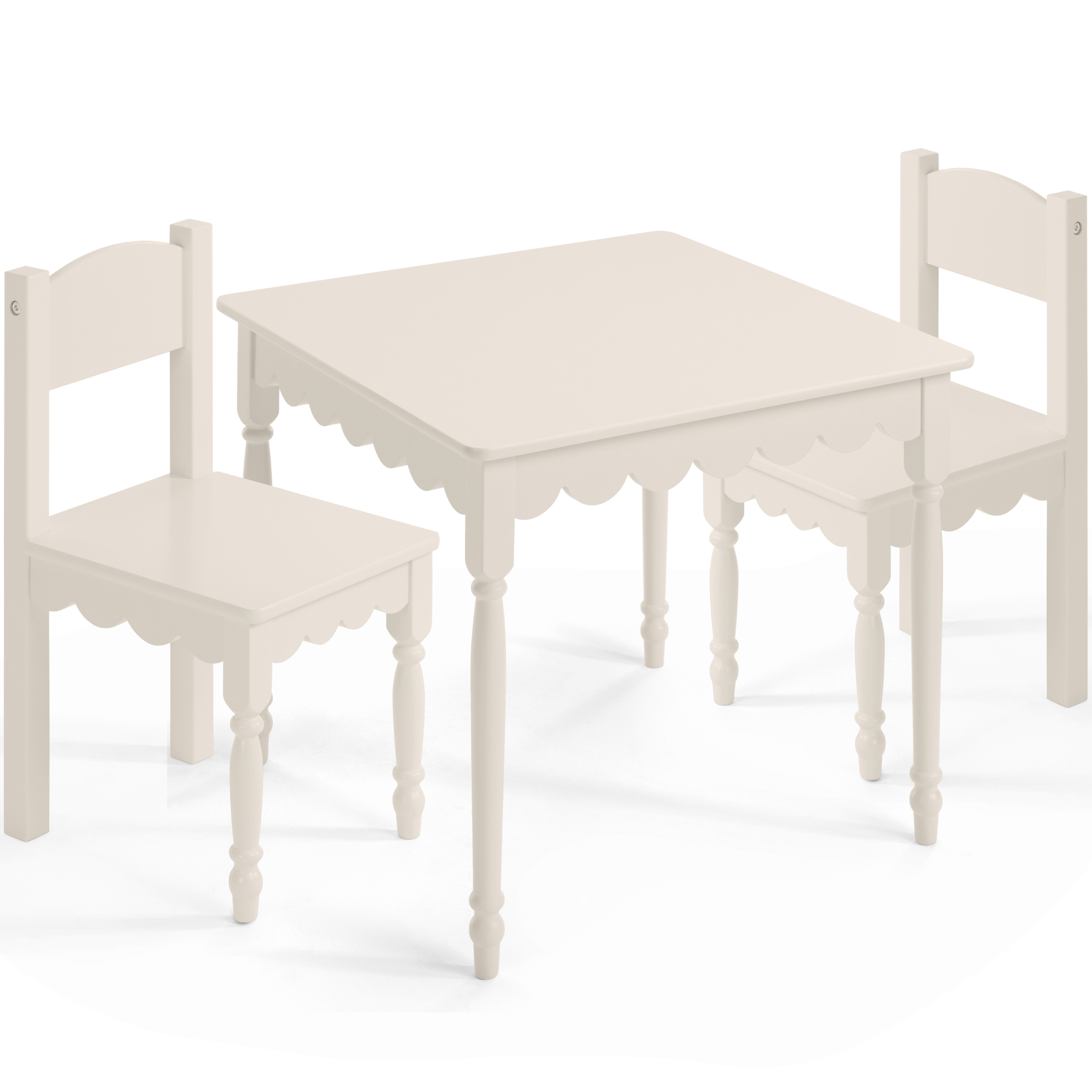 Best Choice Products Kids Table And Chair Set For Toddlers Solid Wood Activity Table Scalloped Edge Cream: Quick Guide for Smart Shoppers