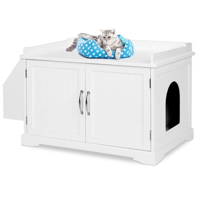 Litter box storage bench sales