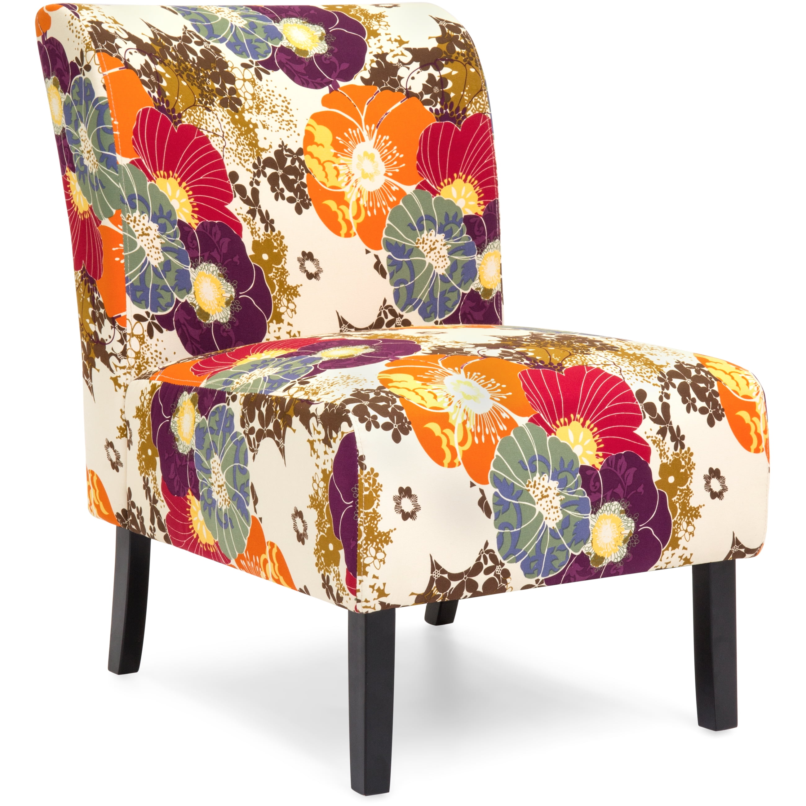 Best choice products modern contemporary upholstered armless accent chair deals