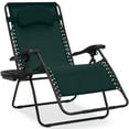 thumbnail image 1 of Best Choice Products Oversized Zero Gravity Chair, Folding Outdoor Patio Recliner w/ Cup Holder - Forest Green, 1 of 8