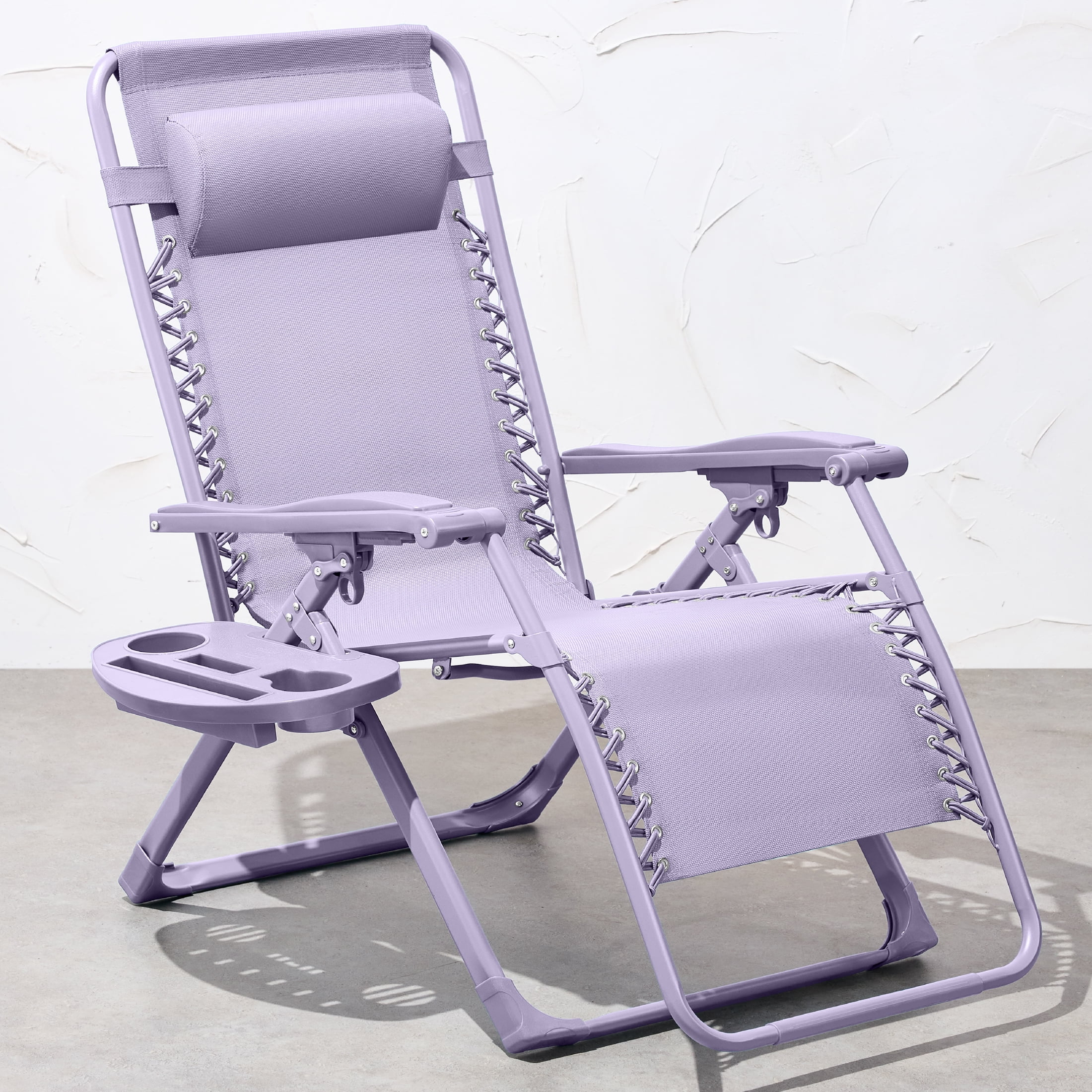 Mainstays Zero Gravity Chair Lounger 2 Pack Black Walmart