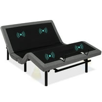 Best Choice Products Queen Size Adjustable Bed Base for Stress Management with Massage, Remote Control, USB Ports