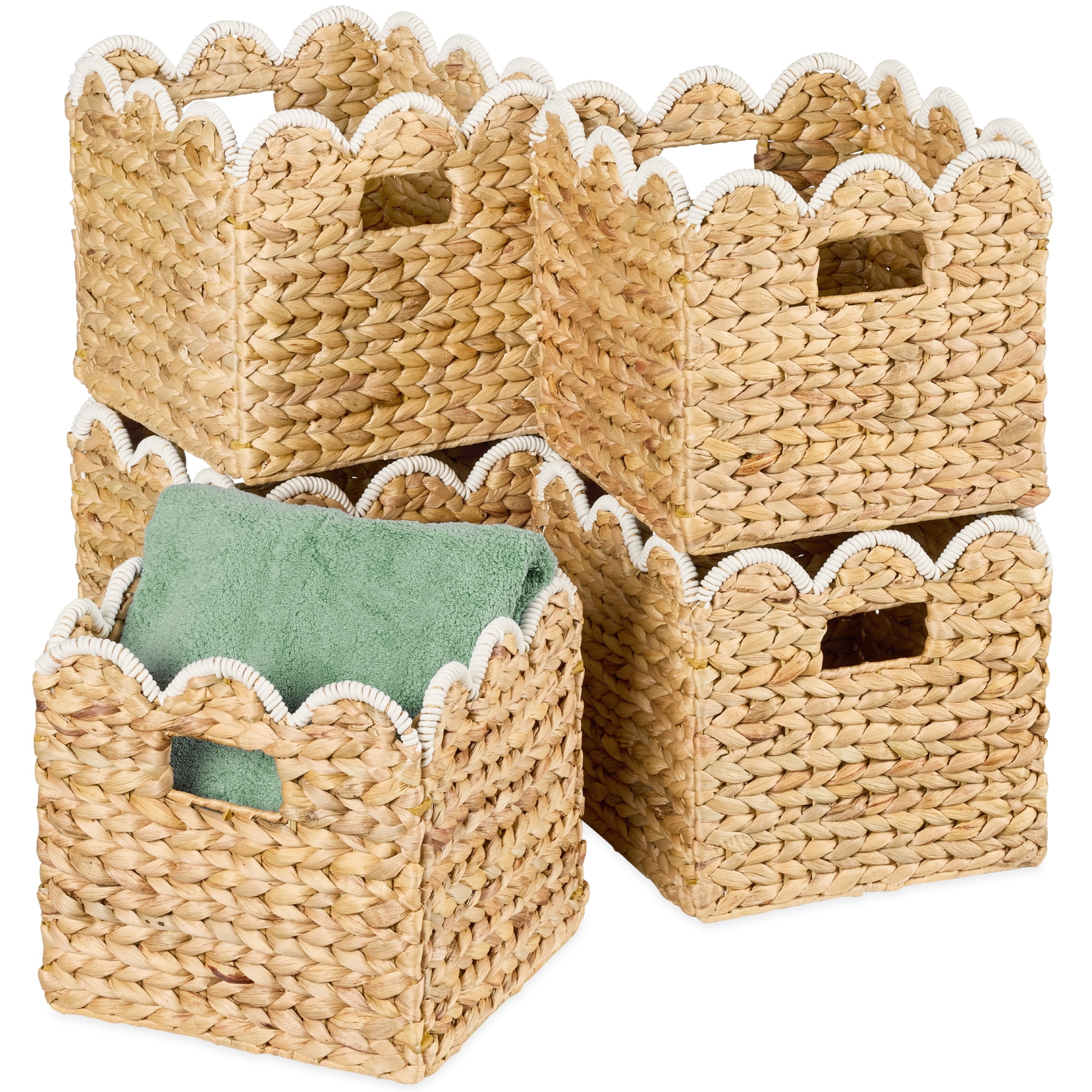 Best Choice Products Hyacinth Storage Basket - Thumbnail 2