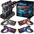 thumbnail image 1 of Best Choice Products Set of 4 Rechargeable Laser Tag Blasters No Vests Needed w/Docking Station - Gray/Purple/Red/Blue, 1 of 8