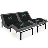 Best Choice Products Split King Adjustable Bed Base with Massage, USB ...