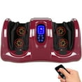 thumbnail image 1 of Best Choice Products Therapeutic Kneading & Rolling Shiatsu Foot Massager w/ High Intensity Rollers, Remote - Burgundy, 1 of 7