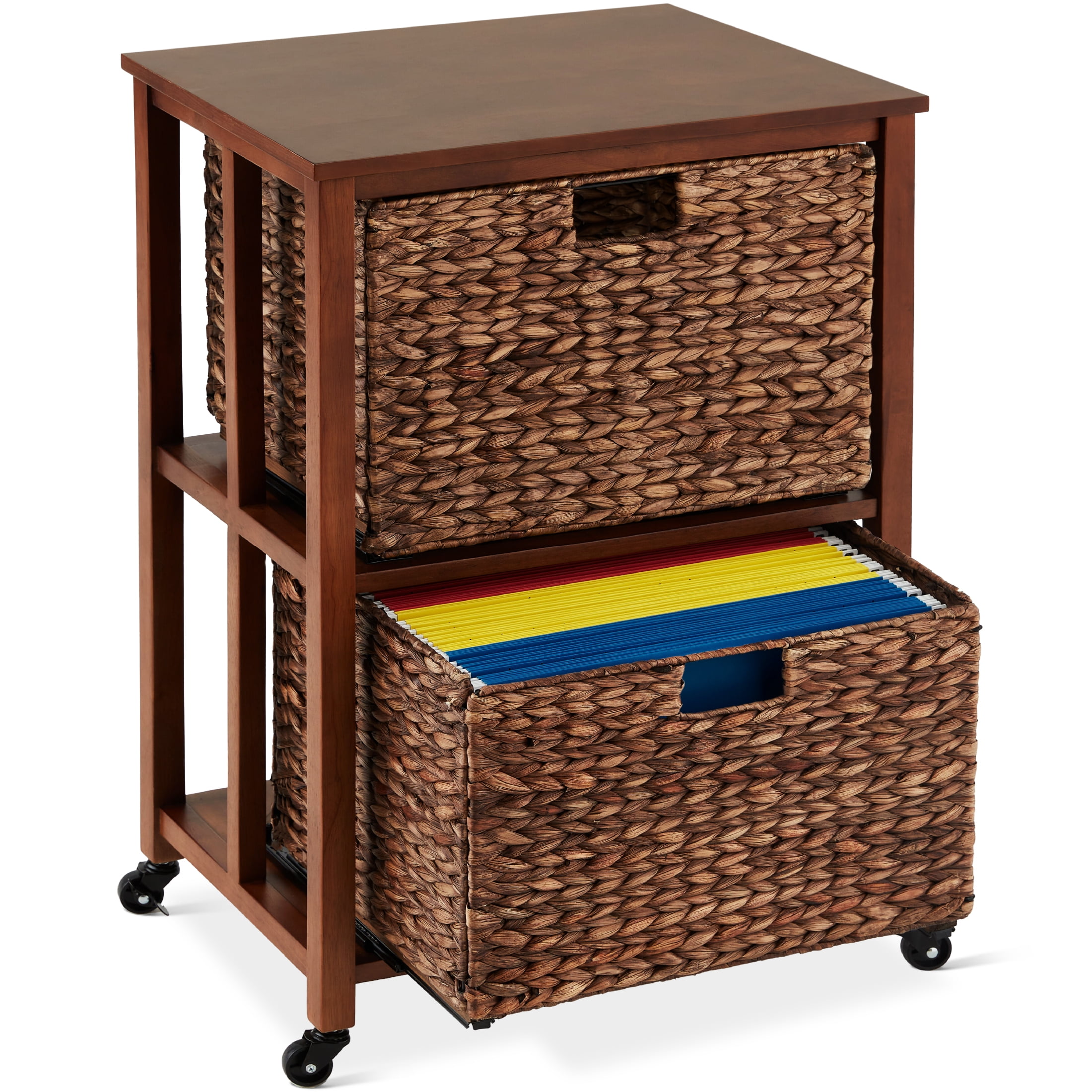 Wicker file 2024 cabinet on wheels