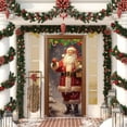 thumbnail image 1 of Best Christmas Gifts 2025 Christmas Decorations 35X71 Inch Santa Claus Christmas Door Cover For Festival Party Backdrop Best Christmas Decor Home, 1 of 6