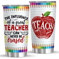 thumbnail image 1 of Best Christmas Teacher Gifts For Women, Men - Teacher Appreciation Gifts, Teacher Must Haves Thank You Gifts For Teachers, Christmas Teacher Gifts From Students, Birthday Gifts Teacher 20oz Tumbler, 1 of 6