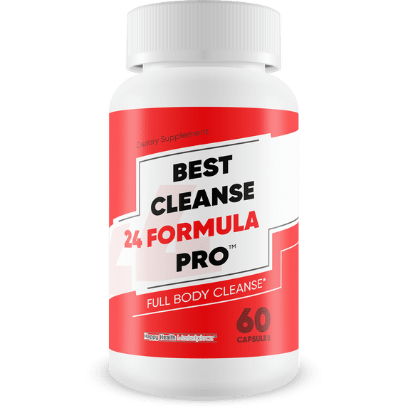 Best Cleanse 24 Formula Pro - Improved Formula Full Body Cleanse - Deep Colon Cleanse - Best Colon Cleansing Herbal Detox Pills Natural Digestive Cleanse Gut Colon Cleanse 15 Days Cleanse Gut Support