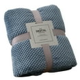 thumbnail image 1 of Best Clearance! Pedty 100X70Cm Sleeping Blanket for Sofa, Sofa, Bed (Malbaker Smoky Blue), Polyester Blanket, Blanket, 1X Blanket, 1X Ribbon, 1X Cardboard, 1 of 2