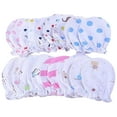 thumbnail image 1 of Pedty Newborn Baby Cotton Gloves No Scratch Mittens for 6 Months Infant Boys Girls 5 Pairs, Hand Protector, Gloves, 5 Pairs of Gloves, 1 of 5
