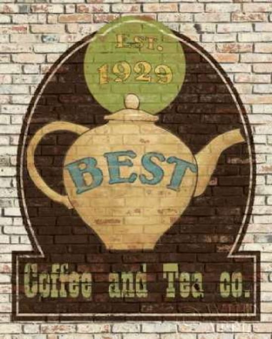 Best Coffee and Tea Canvas Art - Avery Tillmon (24 x 30)