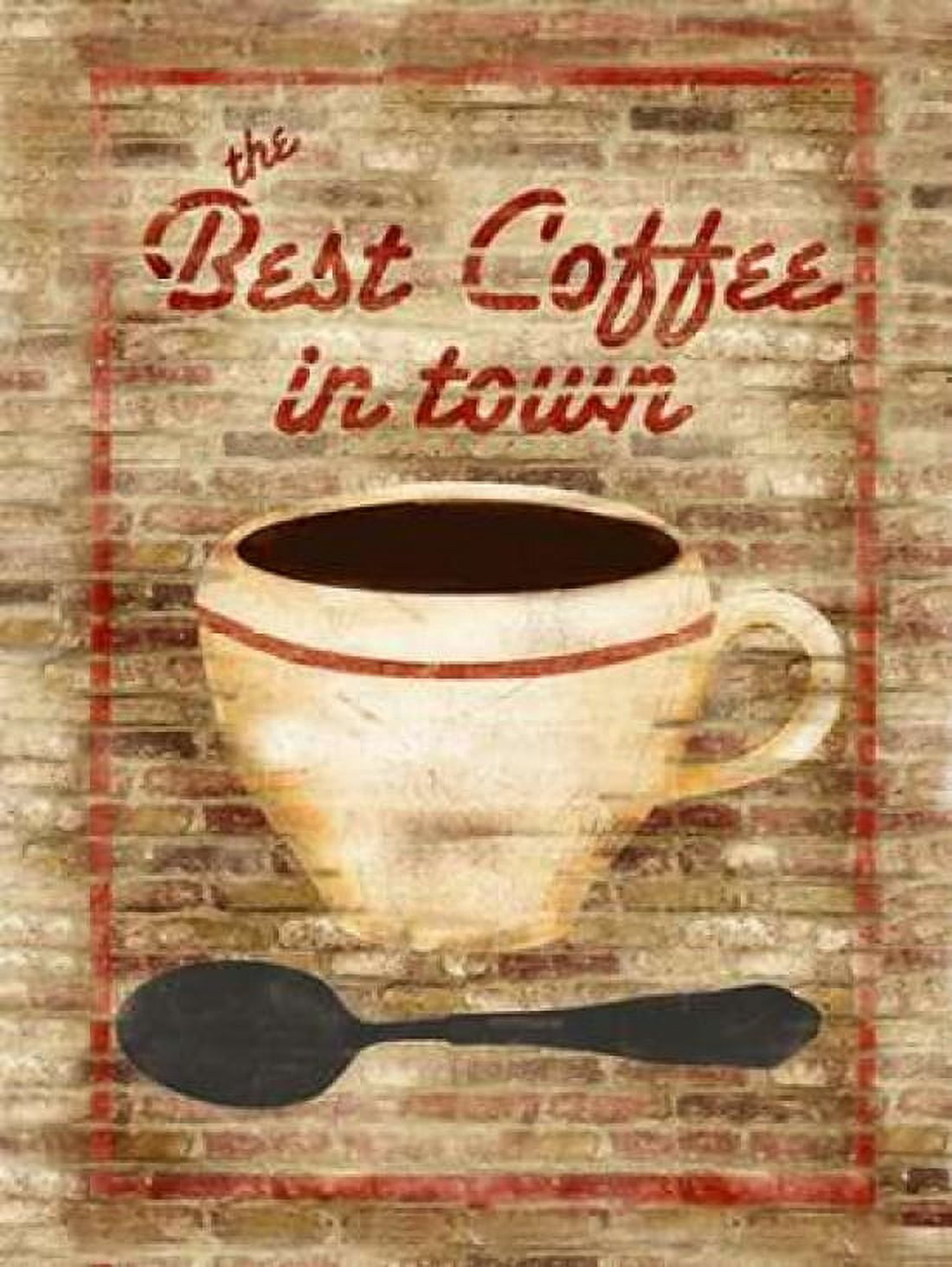 Best Coffee in Town Canvas Art - Beth Albert (18 x 24)