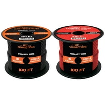 Best Connections 16Ga Primary Remote Wire 2 Rolls Electrical 200ft. Total