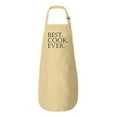 thumbnail image 1 of Best Cook Ever Full-Length Apron with Pockets Natural One Size, 1 of 1