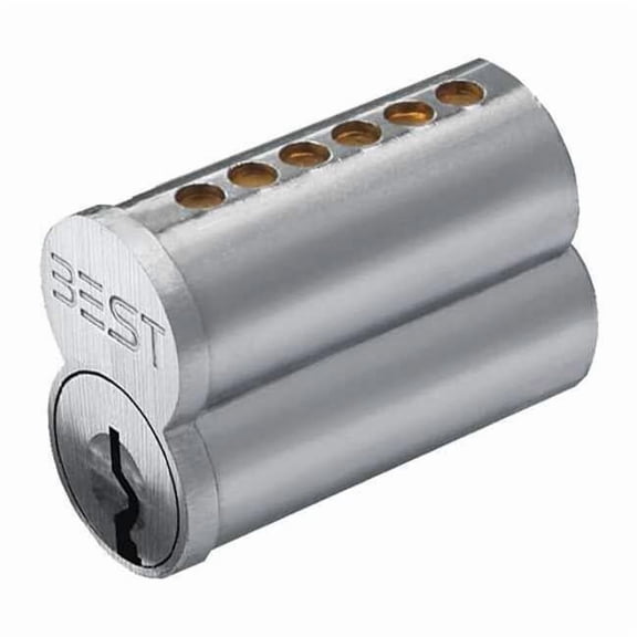 Best Interchangeable Core, Satin Chromium Plated, Keyway Type L 1C6L1626