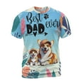 thumbnail image 1 of Best Corgi Dad Ever Happy Father's Day All Over Print 3D Shirt Unisex Merch Welsh Corgi Dog Lover Gifts Idea - 02006, 1 of 6