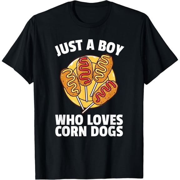 Best Corn Dog Design For Men Boys Kids Sausage Corndog Lover T-Shirt