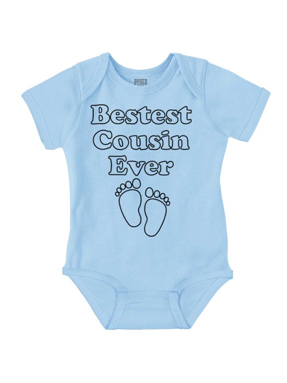 Best Cousin Ever Aunt Uncle Family Romper Boys or Girls Infant Baby Brisco Brands 18M