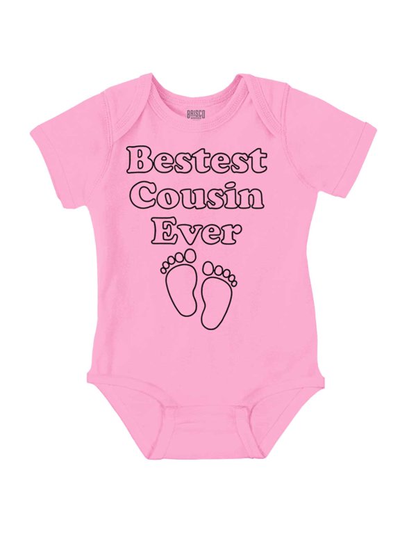 Best Cousin Ever Aunt Uncle Family Romper Boys or Girls Infant Baby Brisco Brands 6M